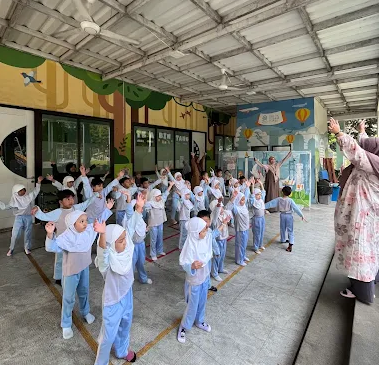 Kegiatan bersama di KB–TK Islam MRBJ